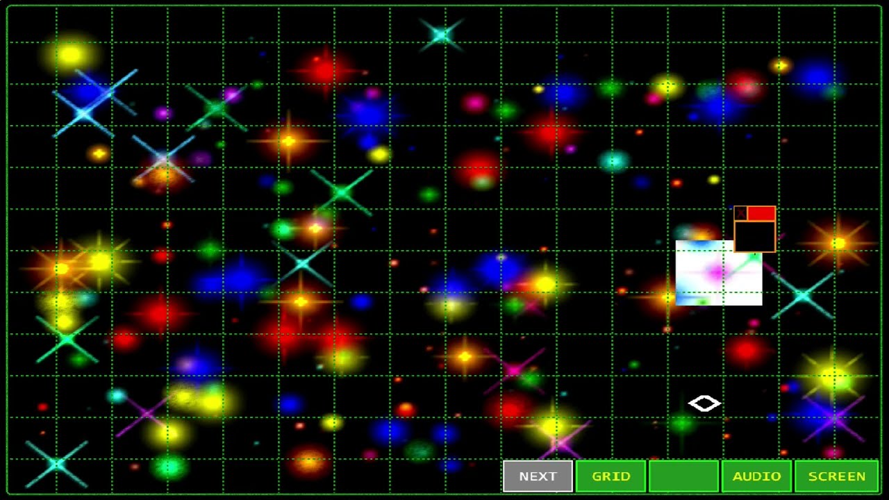 Galaxy Star Map - spaceship console - screensaver full screen long run