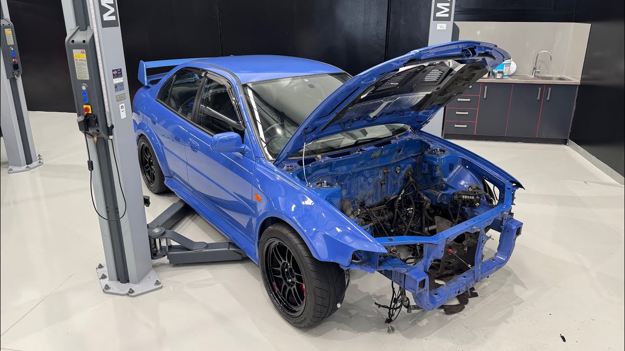 Демонтаж двигателя и разборка моторного отсека Lancer EVO 6 «Я сожалею об этом»