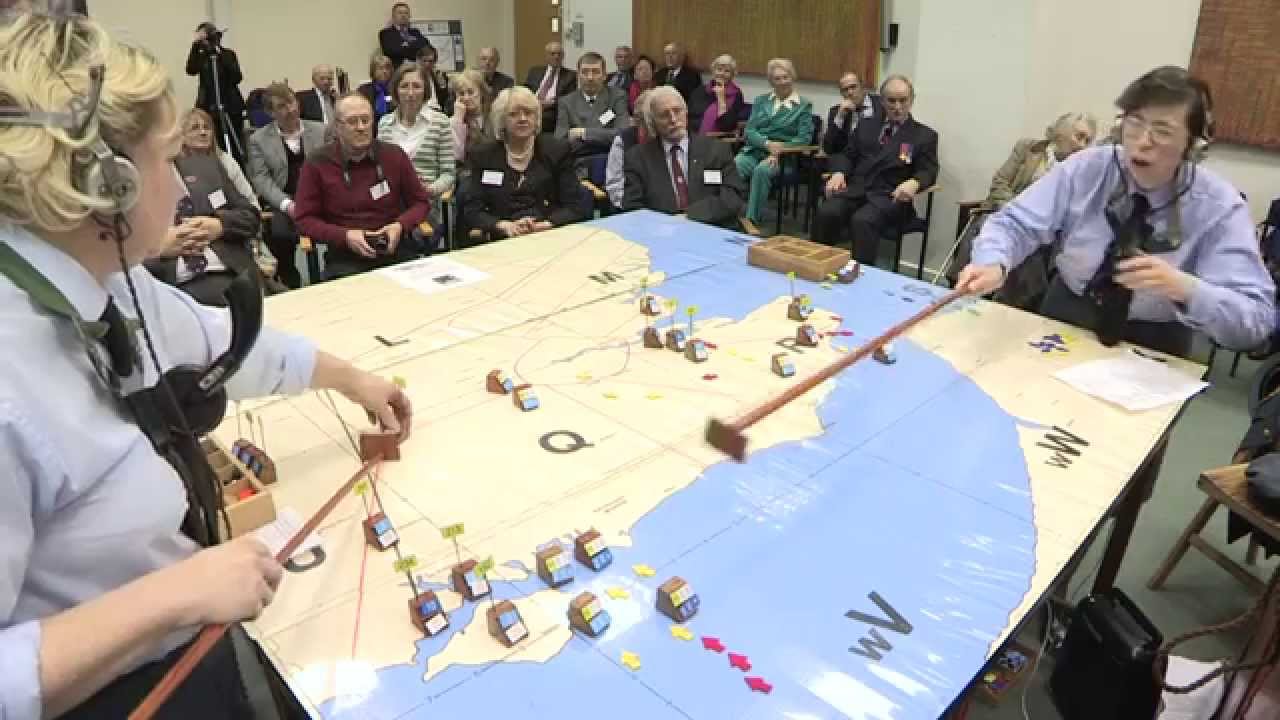 RAF Battle of Britain, Operations Room re-enactment.