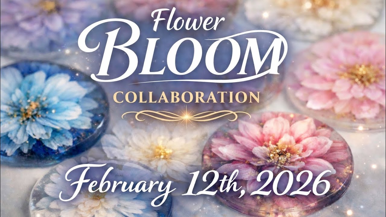 #109 Совместная работа с RESIN BLOOM | 3 разных смолы, 2 разные техники