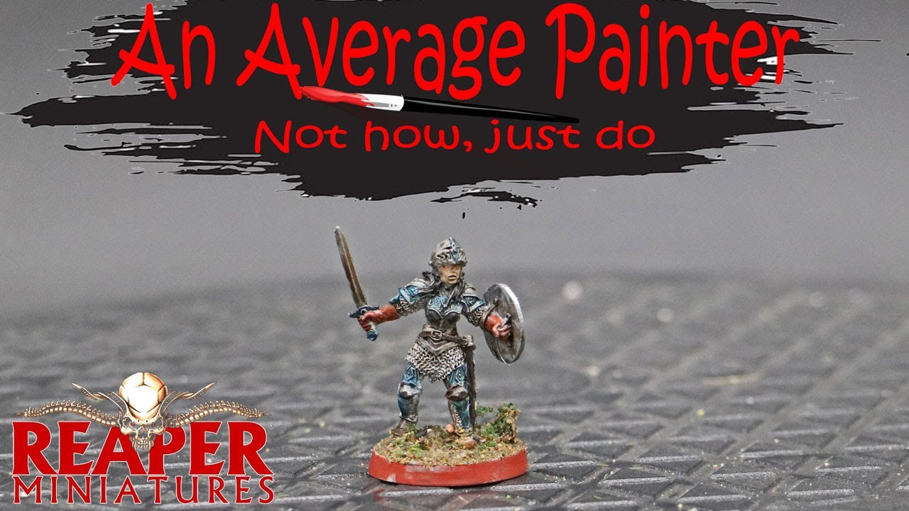 TIMELAPSE - Painting Nicole of the Blade (02036) from Reaper Miniatures