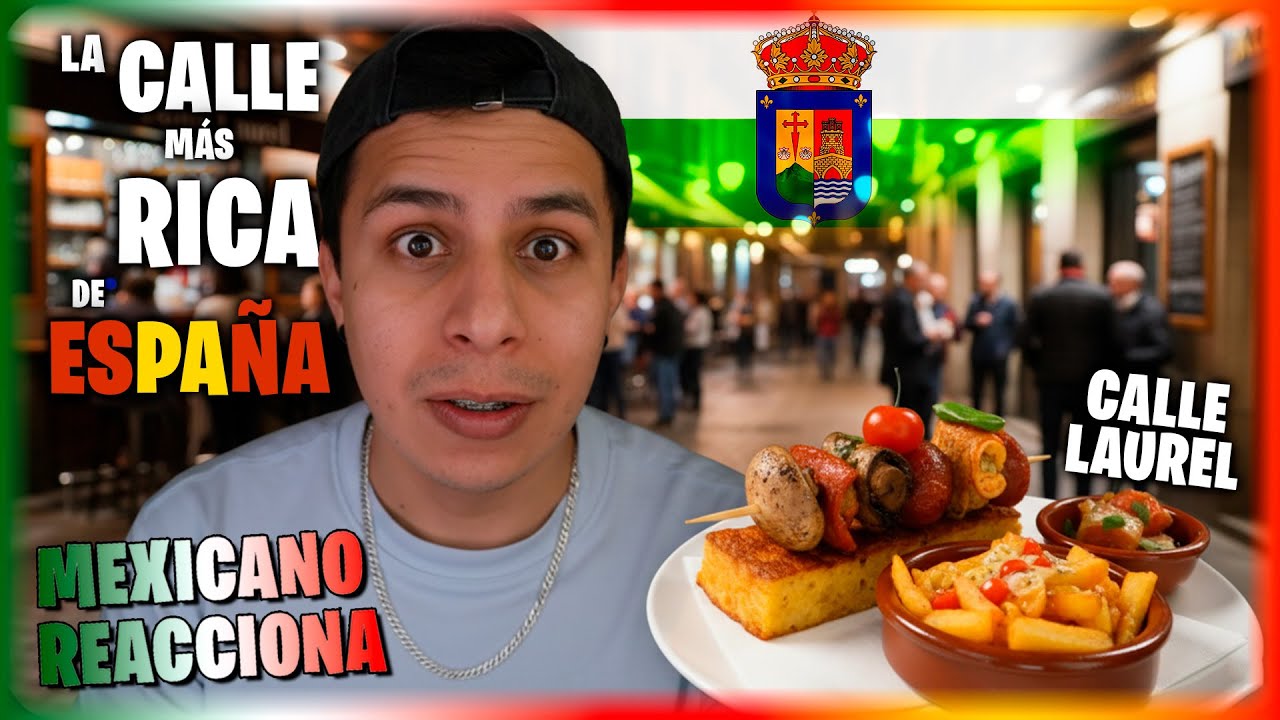 La calle con MÁS BARES por metro cuadrado en España 🍷🇪🇸 | Mexicano reacciona a ESPAÑA