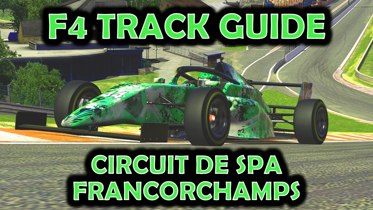 iRacing Track Guide Spa | Formula F4 | W6 S2 2022