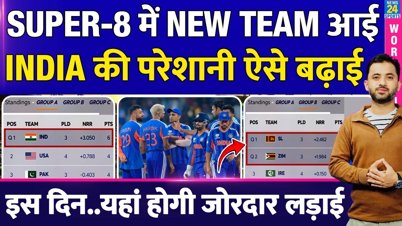 T20 WC : Super 8 में Team India New Schedule | Australia | Zimbabwe | Pakistan | Africa