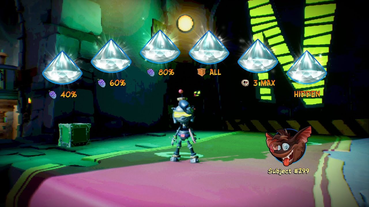Cortex Castle N.Verted - HIDDEN GEM / ALL CRATES / ALL GEMS