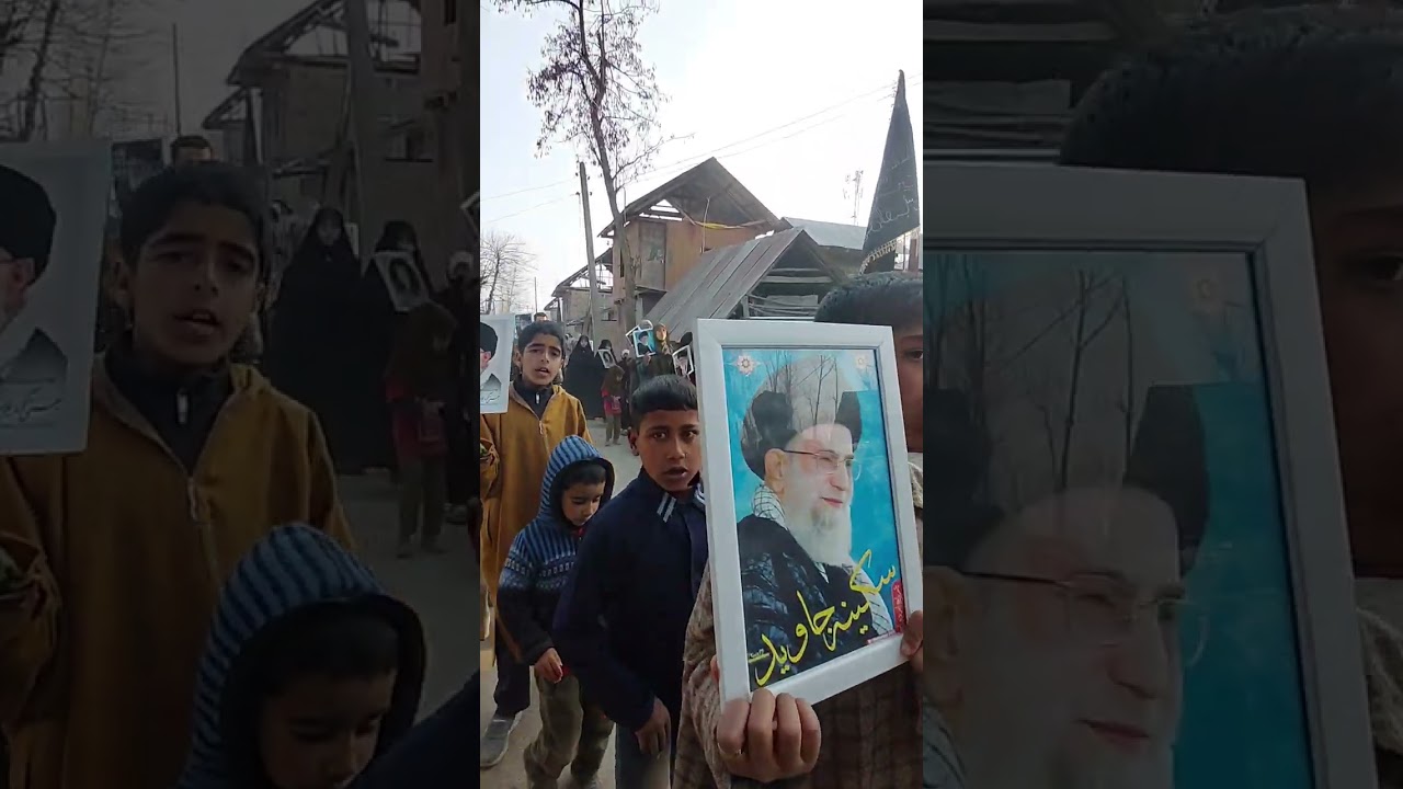 شہیدرہبرمعظم آیت اللہ علی خامنہ ای کی یاد میں جلوس۔زاڈی محلہ پٹن۔6مارچ2026ء