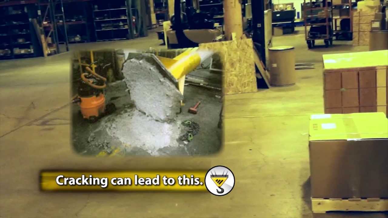 Identifying Improper Jib Crane Footings