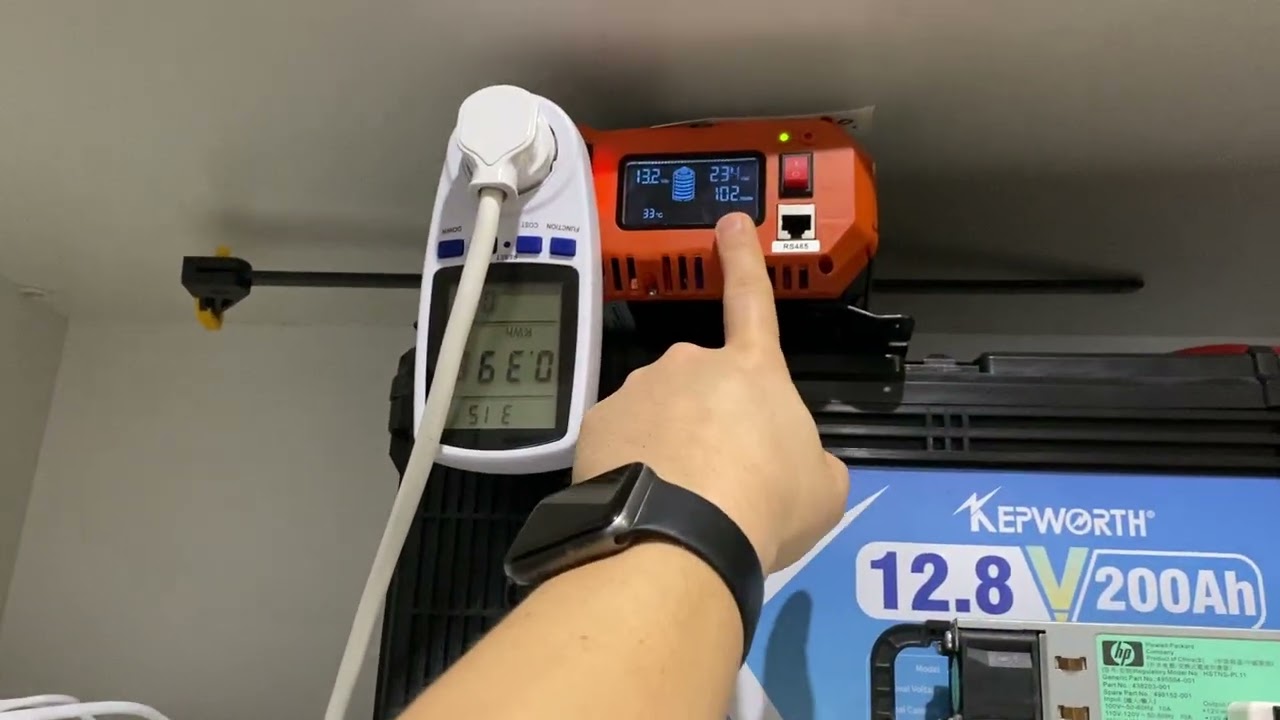 Сборка АКБ kepworth lifepo4 12v 200ah + инвертор Інвертор FCHAO КSC-2000W