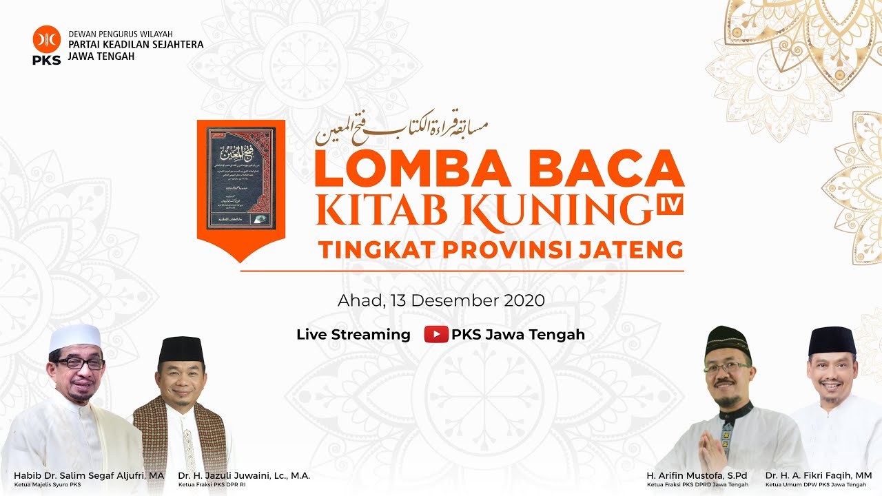 Lomba Baca Kitab  Kuning Ke-IV Tingkat Provinsi Jateng (Pembukaan)