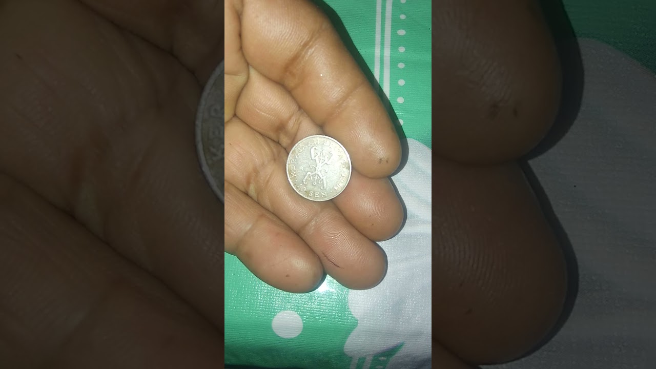KOIN KUNO 10 SEN KERAJAAN BRUNEI TAHUN 1991