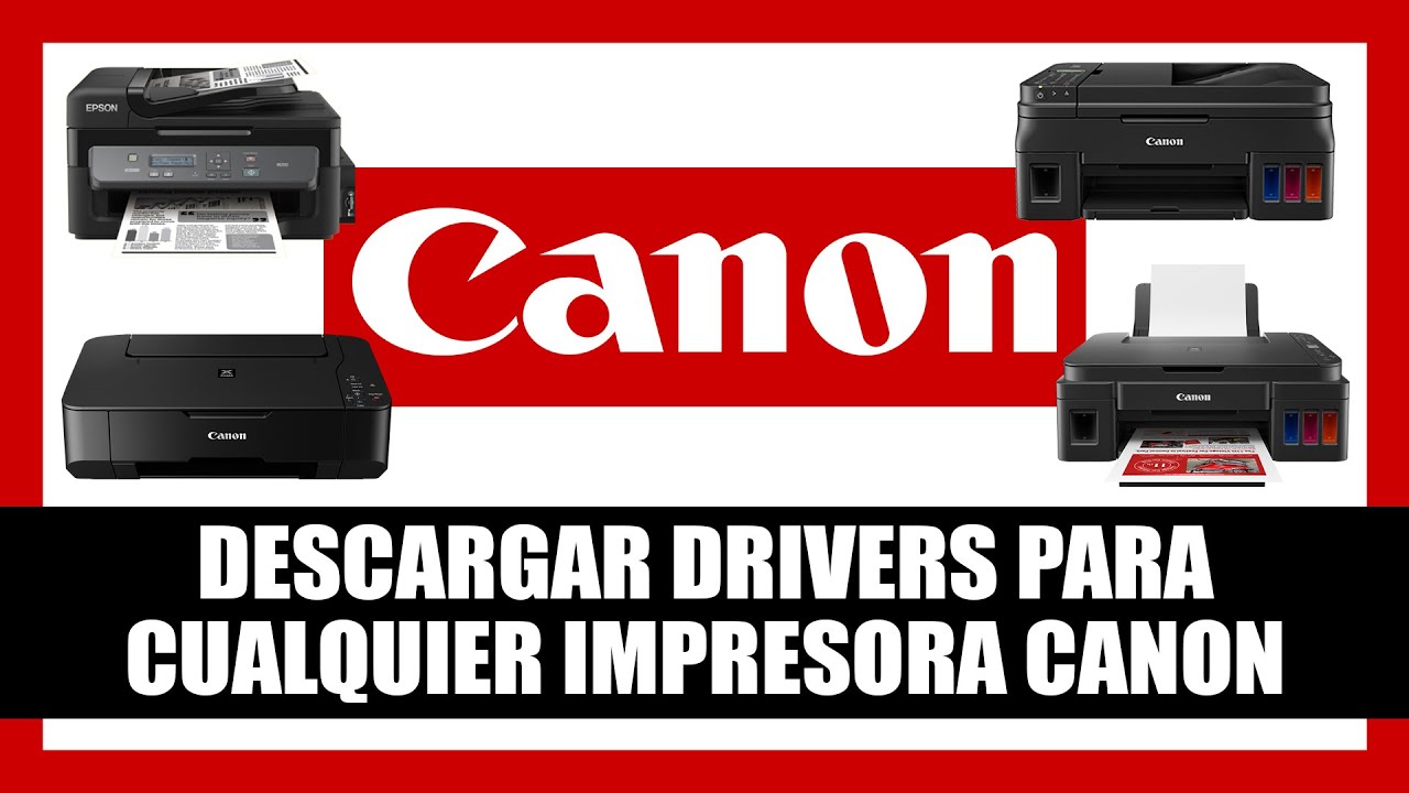 C&oacute;mo Descargar Drivers o Controladores Para Cualquier Impresora CANON (Drivers Oficiales)