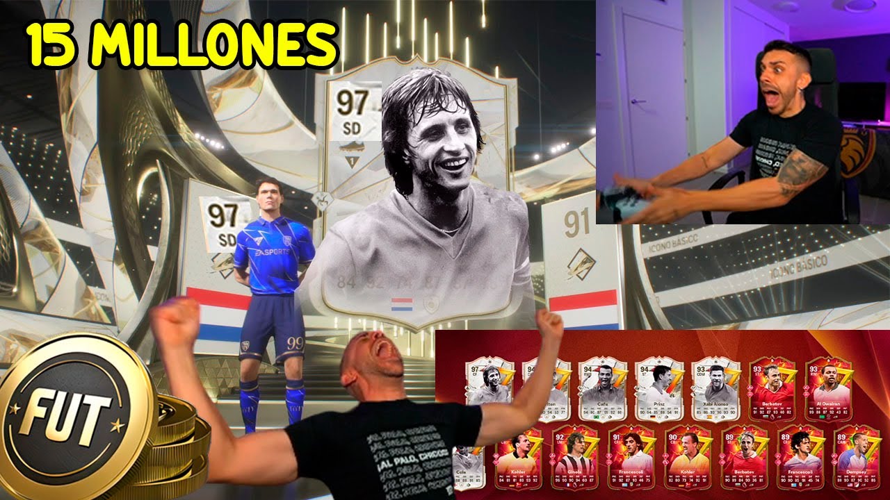 😱DjMARiiO saca a JOHAN CRUYFF DE 15 MILLONES DE MONEDAS en NUEVO EVENTO GOLAZO