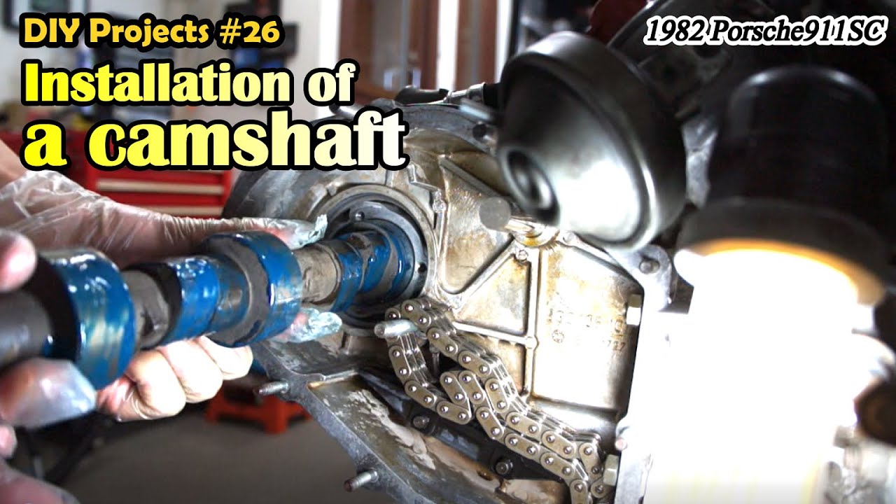 カムシャフト取付け【ポルシェ911SC整備#26】 Camshaft installation Porsche911SC