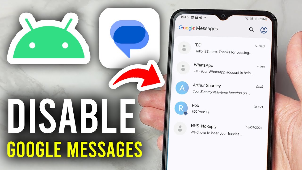 How To Disable Google Messages On Android Phone - Step By Step