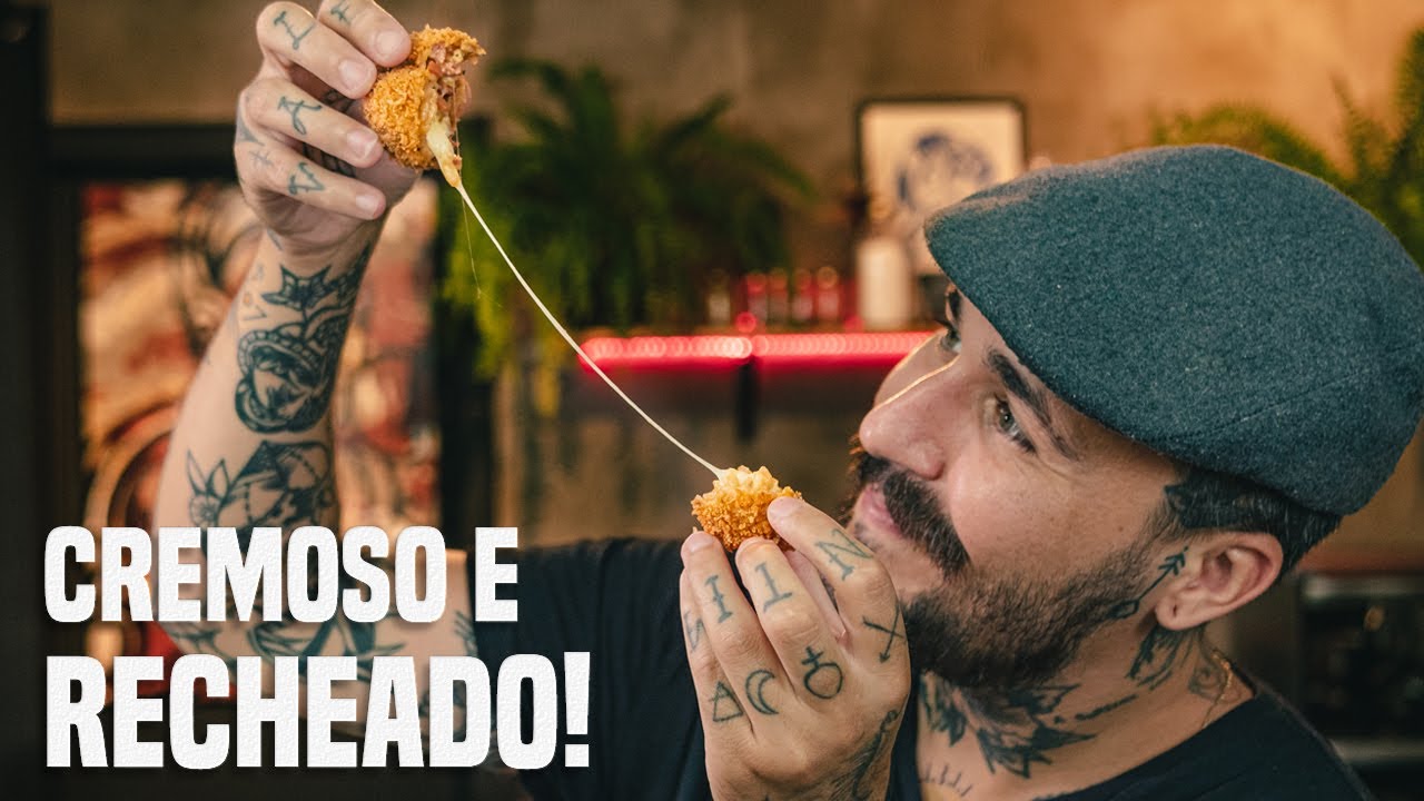 ARANCINI RECHEADO COM MUSSARELA!