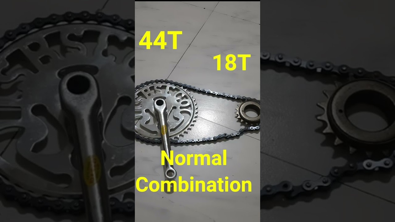 🔥🚴😱 Bicycle Chainring Freewheel Combination#shorts#shortsfeed