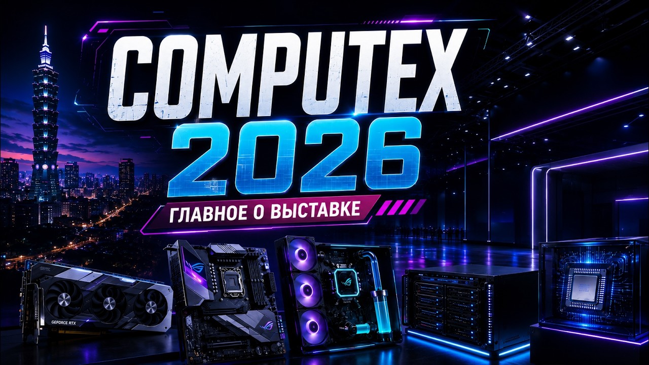 COMPUTEX 2026: NVIDIA ГОТОВИТ РЕВОЛЮЦИЮ, А ВЕСЬ ИИ ЗАВИСИТ ОТ ТАЙВАНЯ