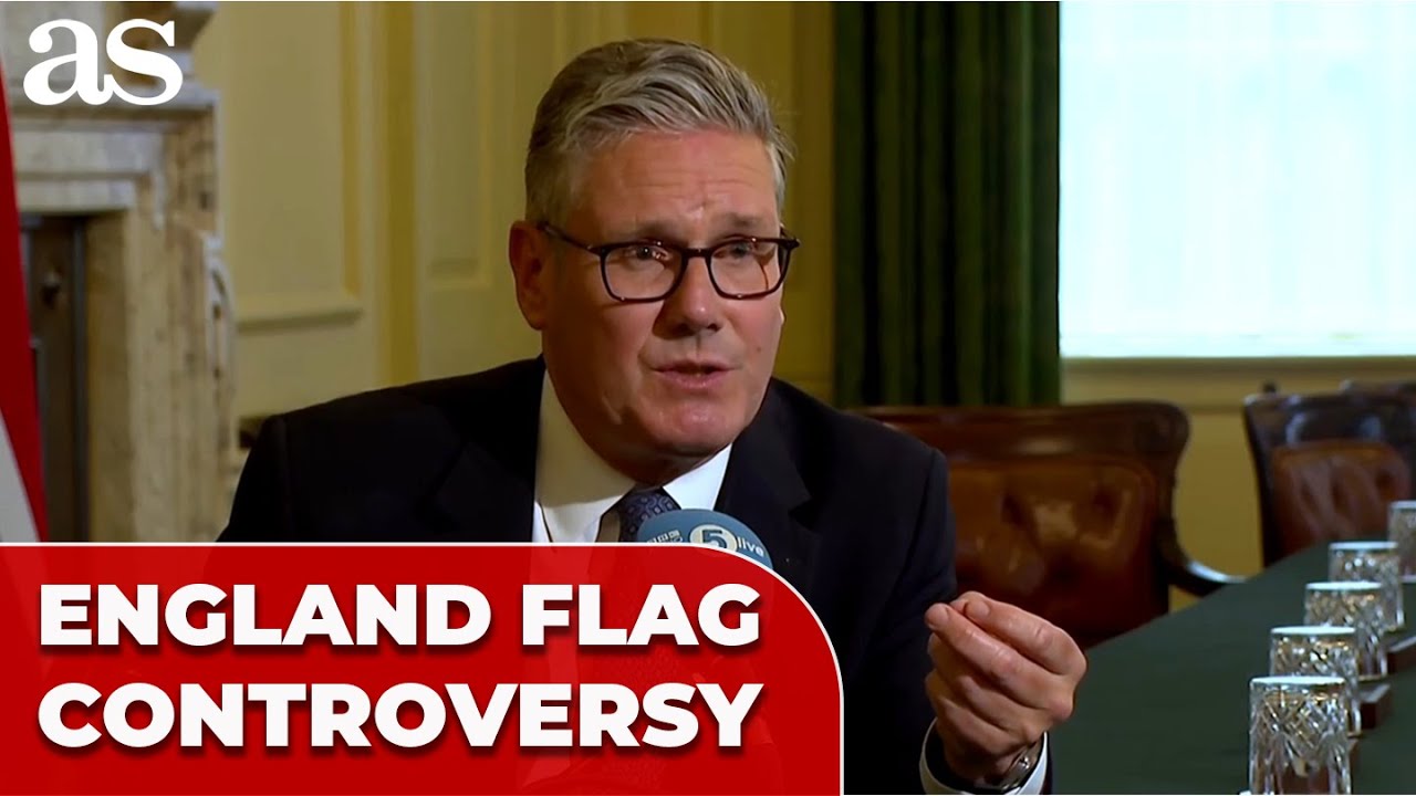 Keir Starmer SPEAKS OUT amid ENGLAND FLAG DEBATE