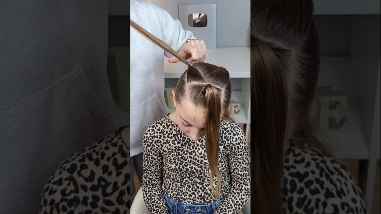 Peinado f&aacute;cil para ni&ntilde;as #peinadosfaciles #peinadosen5minutos #peinados #shortvideo