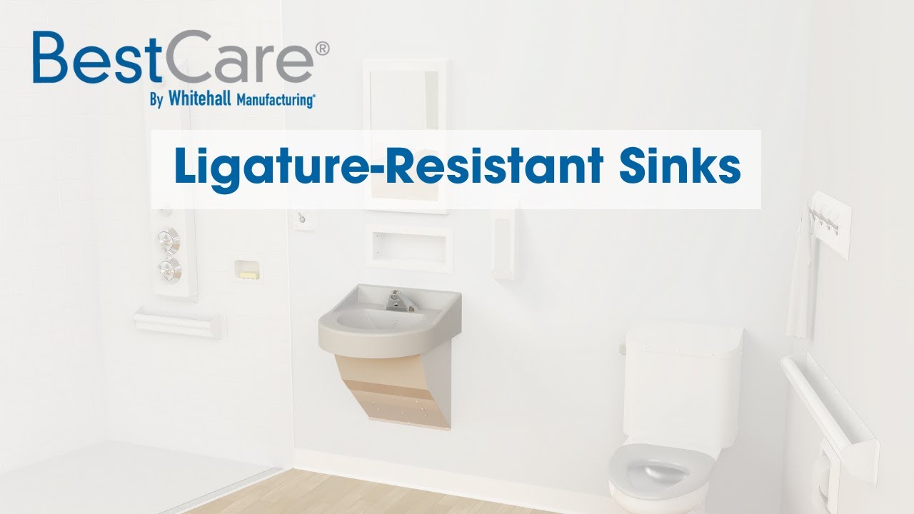 BestCare® Ligature-Resistant Sinks by Whitehall Mfg for Healthcare Facilities