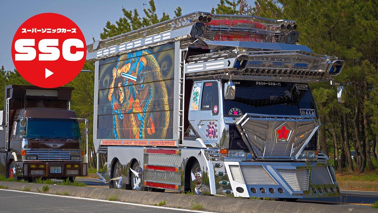 【入場走行1️⃣】🅿️🚚🚛💨(デコトラ)2018水戸友好団体🎧マニ割り