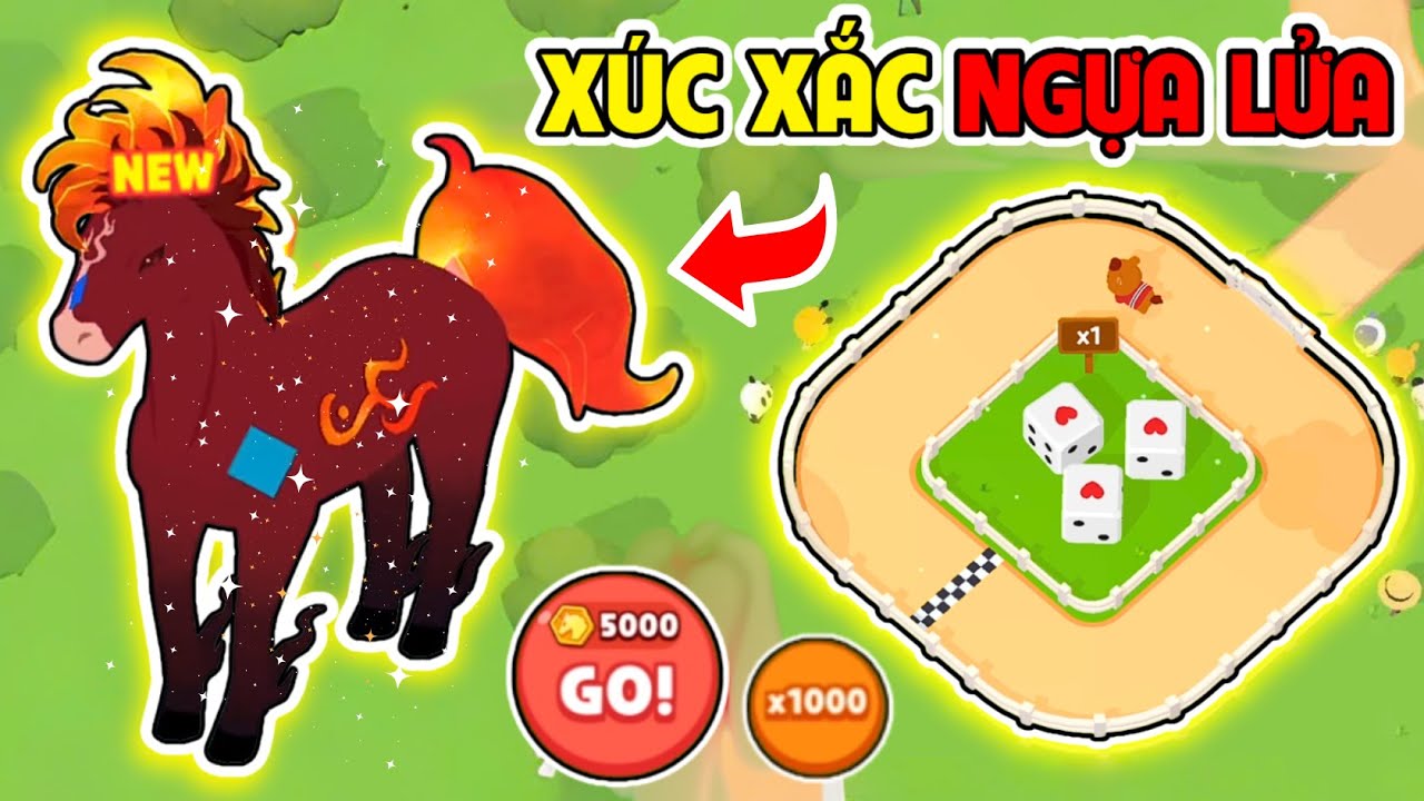 BEDY DÙNG HẾT TI.ỀN QUAY XÚC XẮC NHẬN PET NGỰA L.ỬA CỰC ĐẸP | PLAY TOGETHER