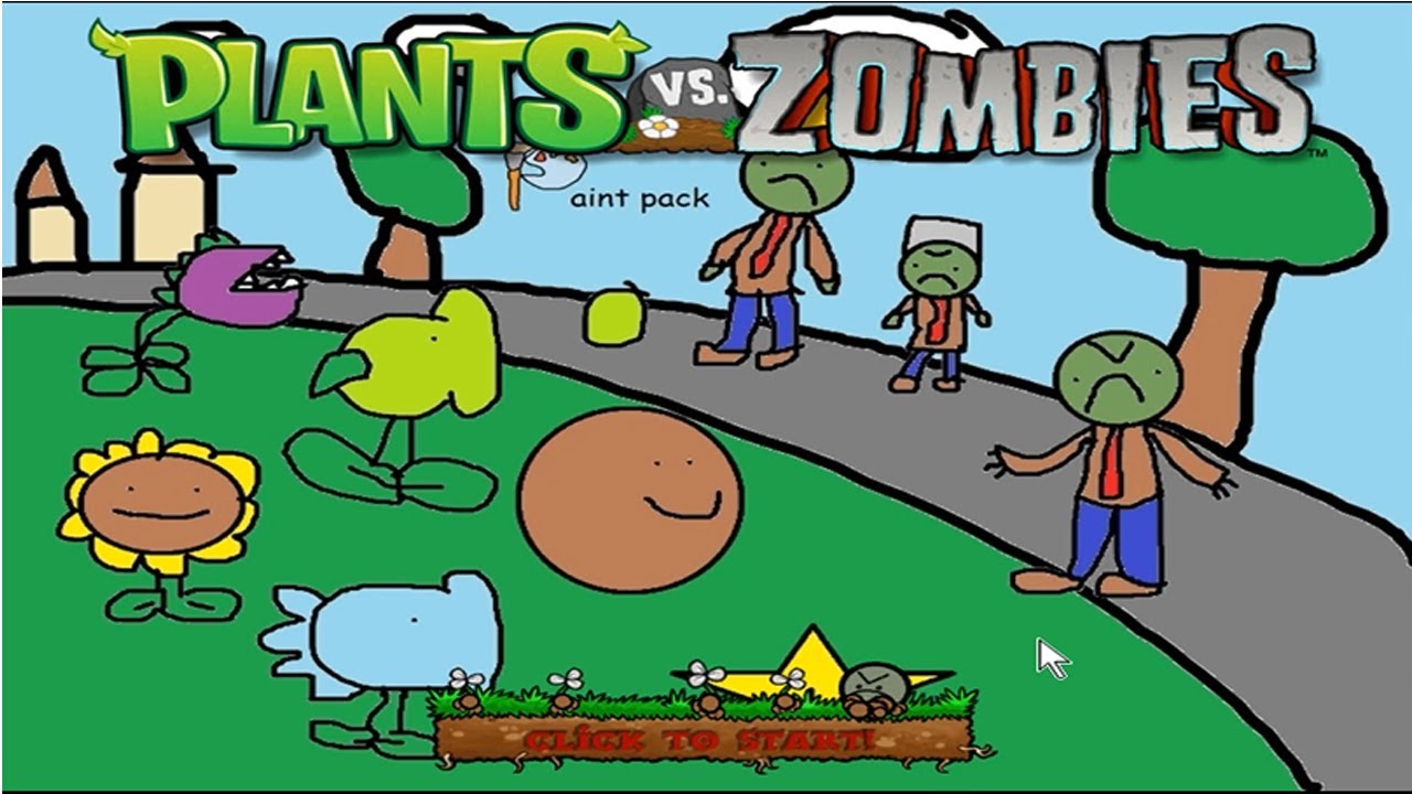 Plants vs Zombies Mod: Gatling Pea Paint Pack