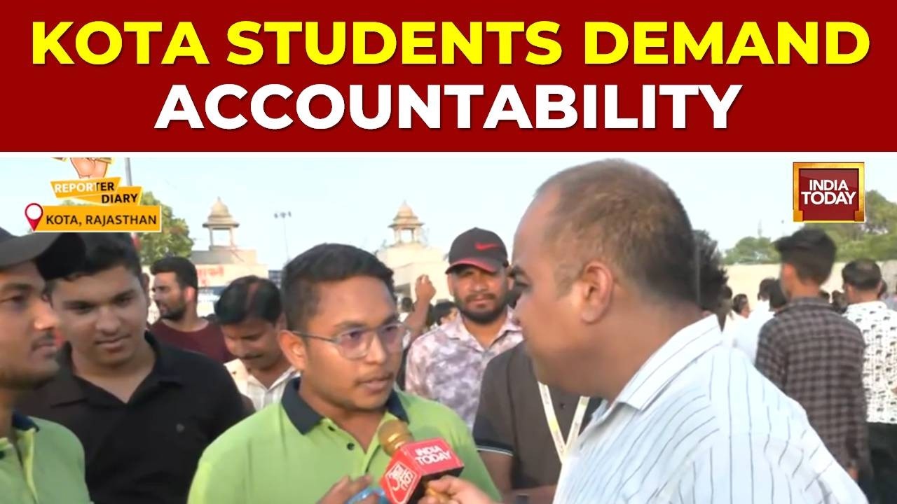 Kota Students Protest Repeated NEET Paper Leaks And Demand Accountability | Rahul Gandhi Protest