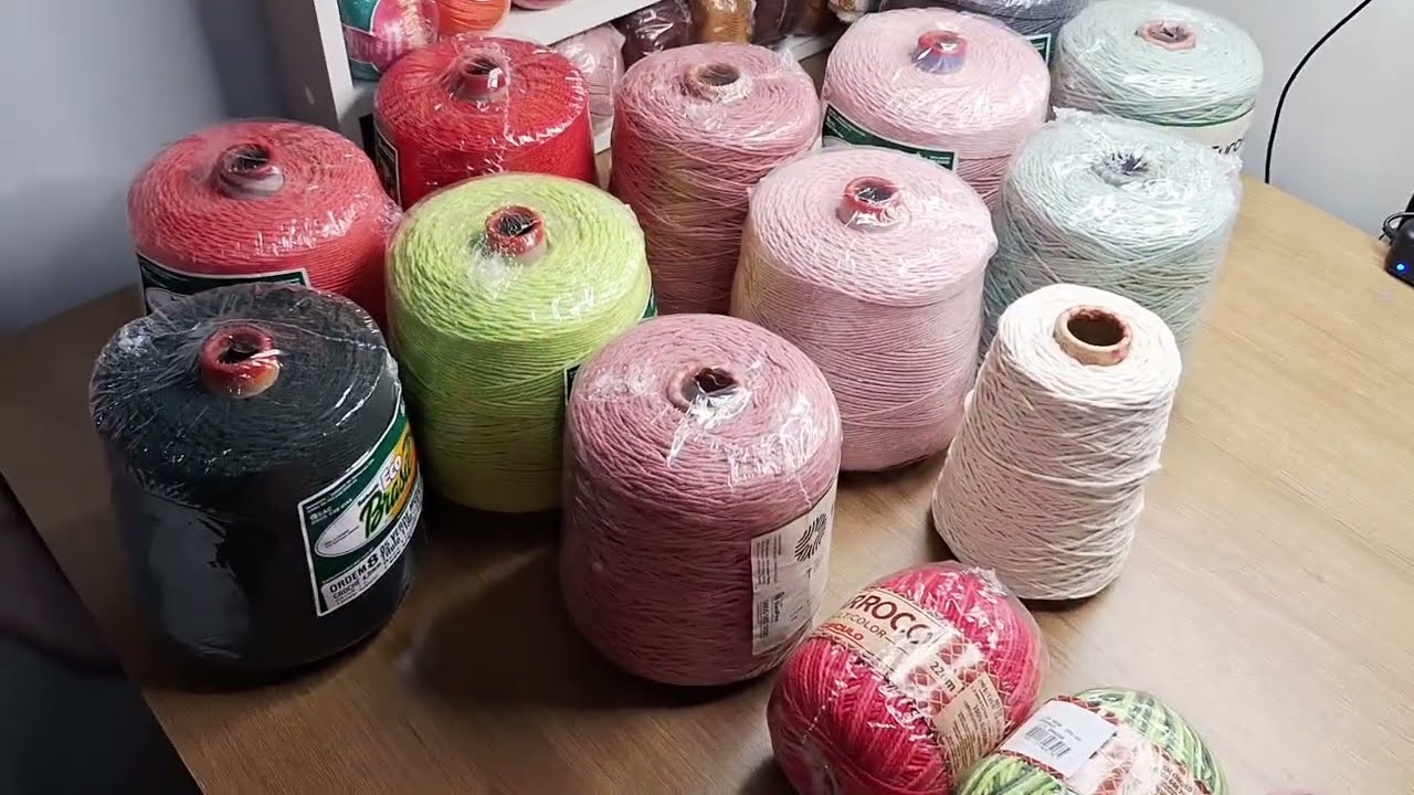 MAIS COMPRINHAS DE BARBANTES PRO ATELIÊ NA SHOPPE🧶