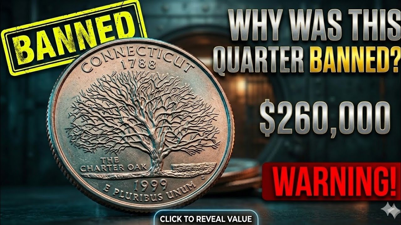 Connecticut State Quarter 1999 Value 😱 Rare Coin Details You Need to See!