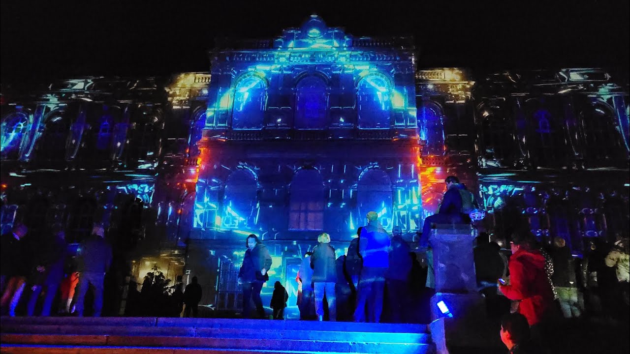 100 Jahre Landkreis Gotha -  Illumination im Park 2022