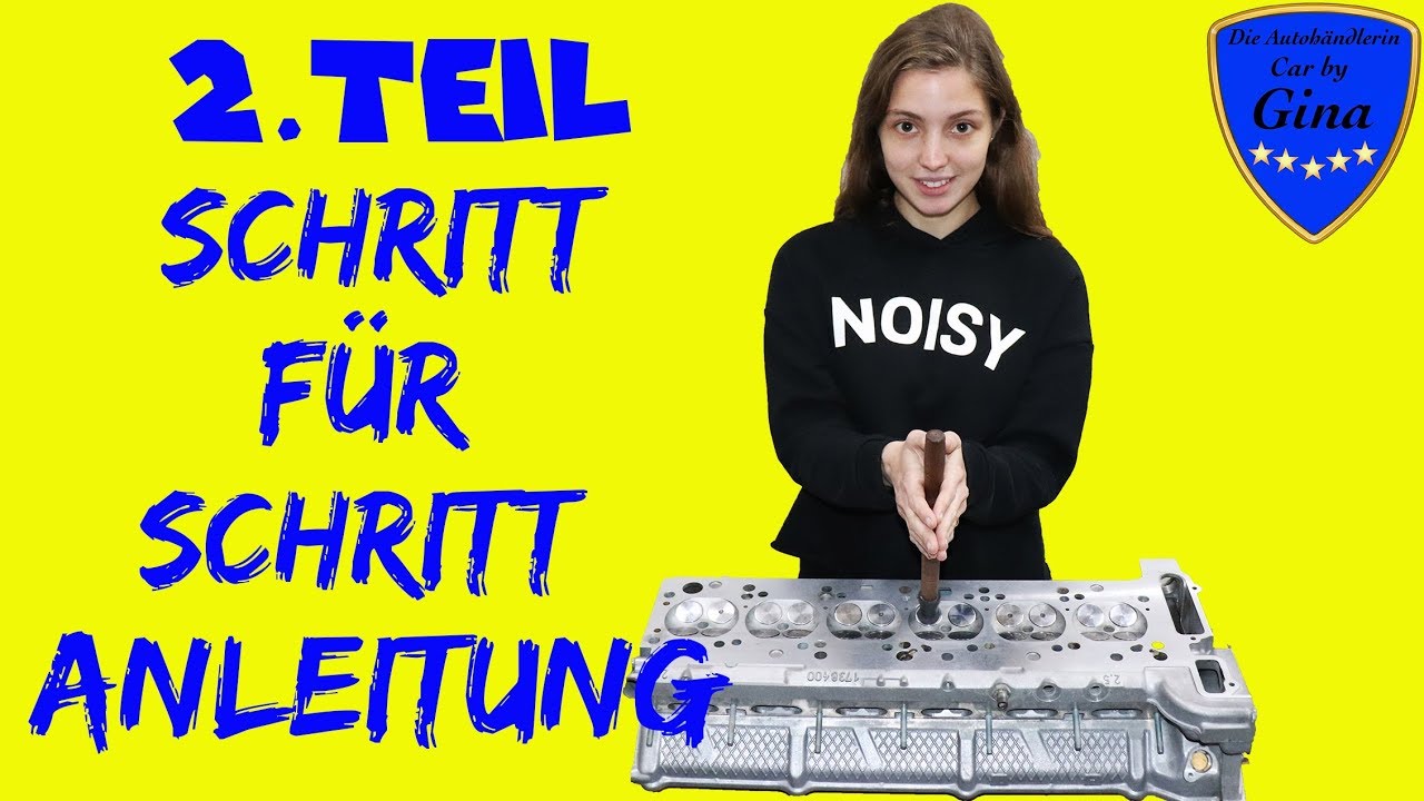 ZYLINDERKOPF ÜBERHOLEN 2. TEIL 🔹 VENTILE EINSCHLEIFEN 🔹 KOPF WIEDER ZUSAMMENBAUEN 🔹 DIY TUTORIAL