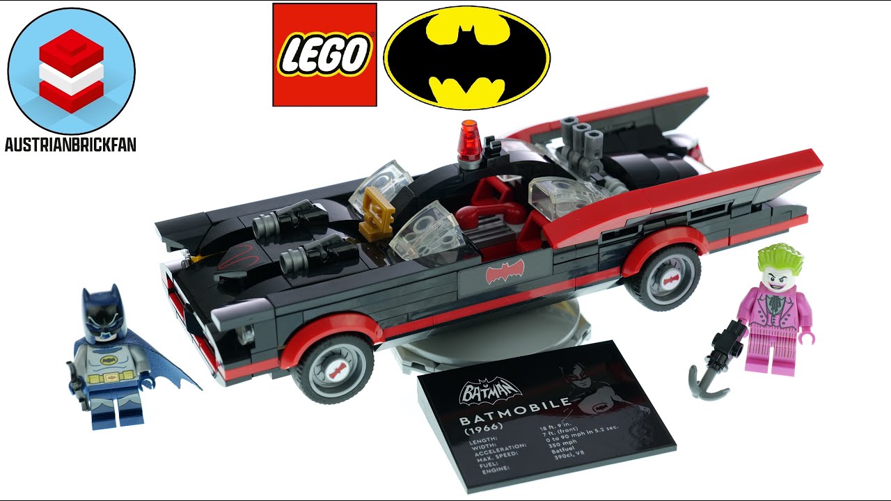 Lego DC Comics 76188 Batman Classic TV Series Batmobile - Lego Speed Build Review