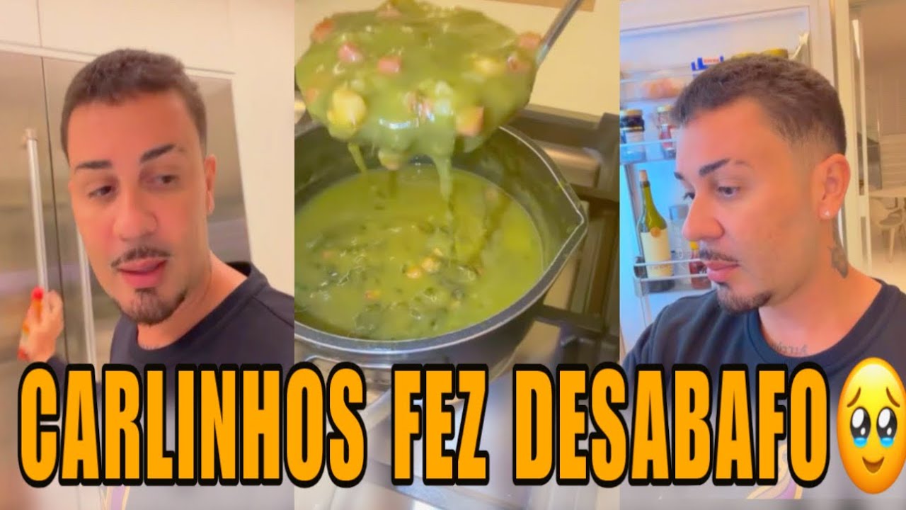 CARLINHOS MAIA PREPAROU SEU JANTAR E FEZ UM DESABAFO🤭😱😱