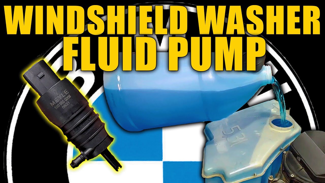 BMW Windshield Washer Fluid Pump Replacement - 1999-2006