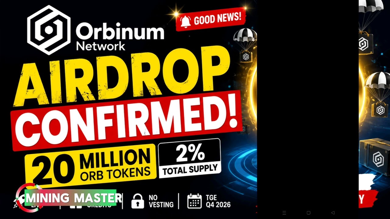 Orbinum Network Airdrop Confirmed 🚀 Earn FREE ORB Tokens | 20 Million ORB Allocation | Testnet Live.