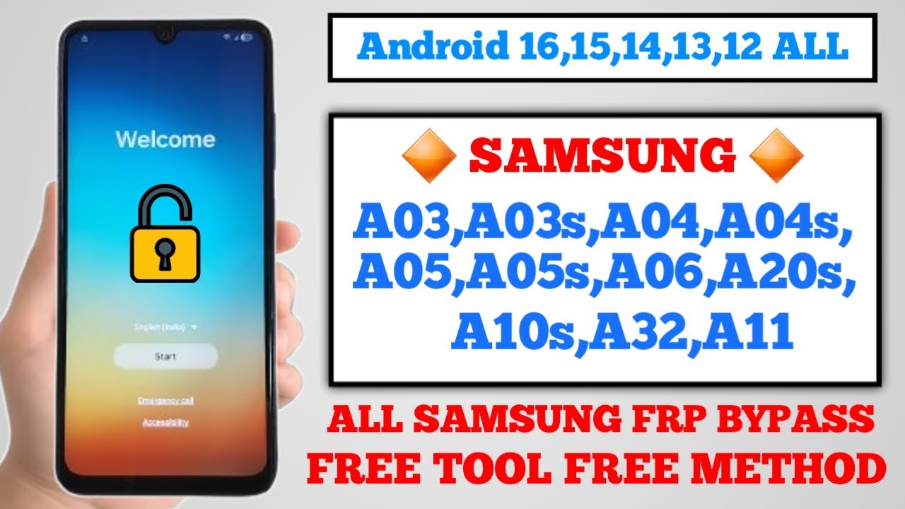 SAMSUNG FRP BYPASS 2026 | A03/A03S/A04/A04S/A05/A05S/A06/A20S/A10S/A32/A11 | FREE TOOL ONE CLICK