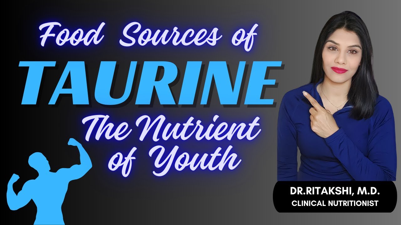 Taurine's Food Sources (NOT Energy Drinks) | Taurine For Anti-Aging, Muscle Growth & Heart Benefits