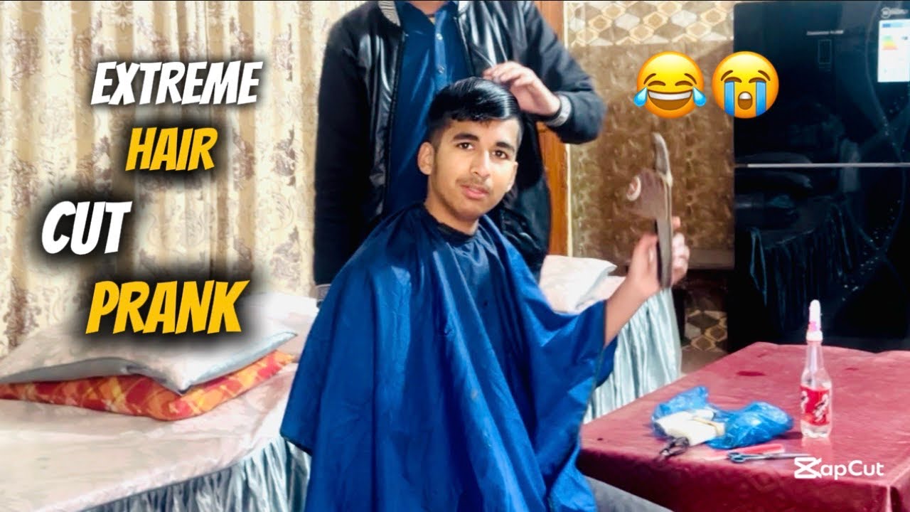 Hair Cut Prank With Adan 😂😂
