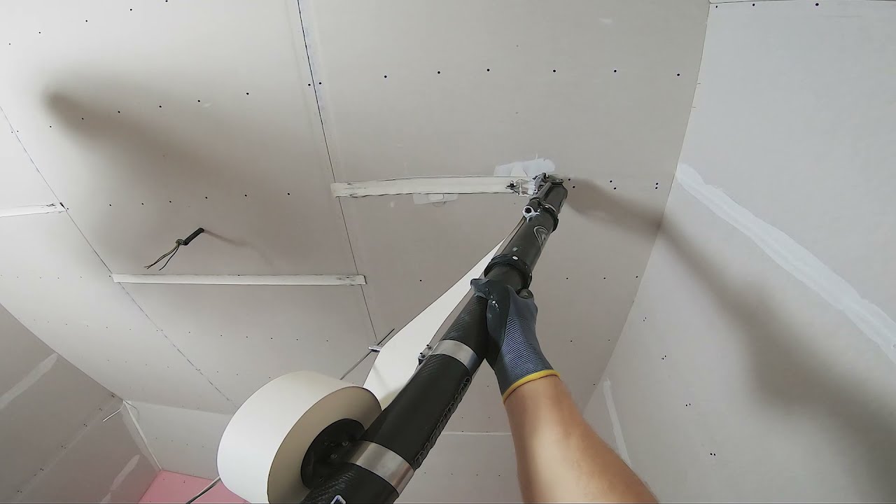Jak spoinować płyty gk taśmą papierową z gotową masą Flugger Spoiny Bez Spiny - Q1