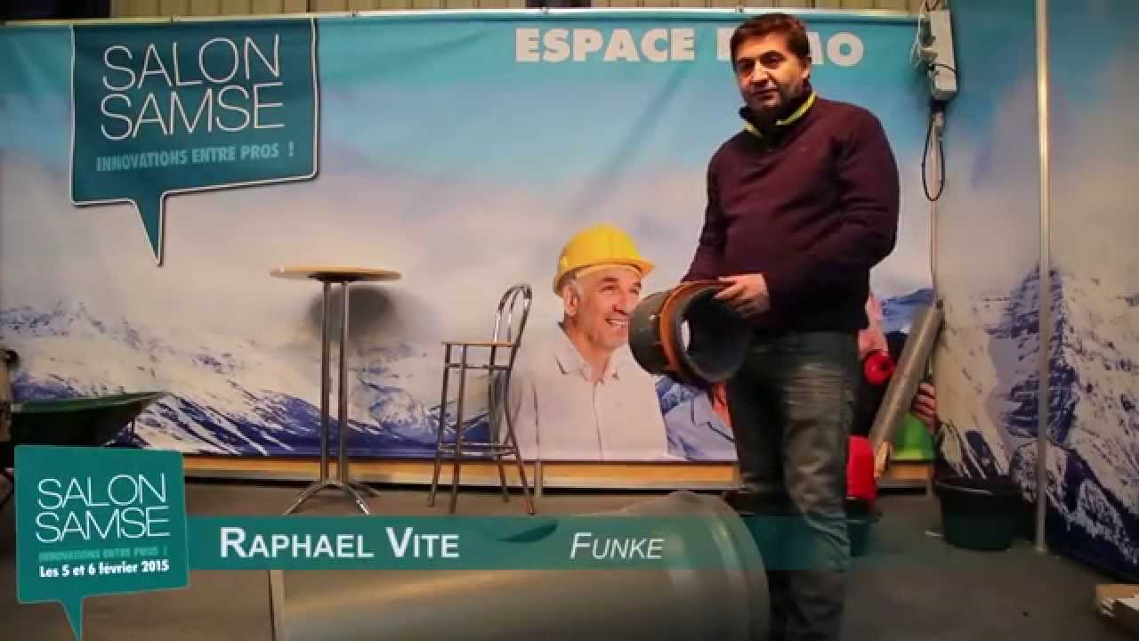 Raccordement sur des collecteurs assainissement de FUNKE (Salon Samse)