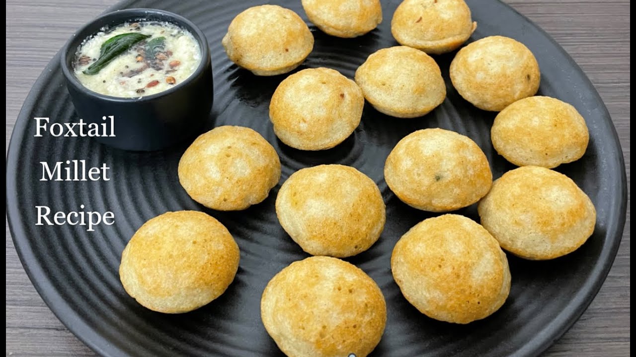 Foxtail Millet Recipe | Millet Appam Recipe | Millet Appam Without Rice | Millet Appe | Appam