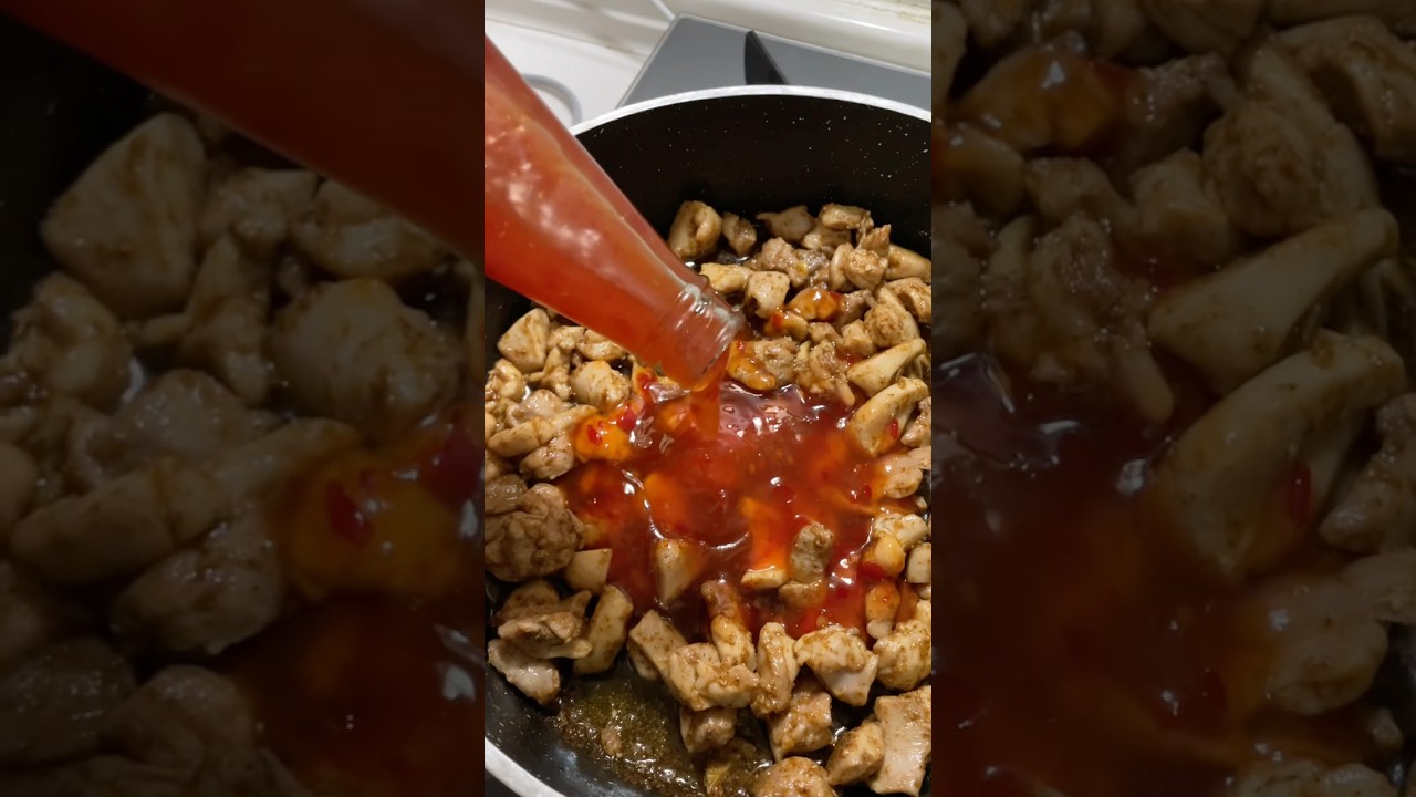 Sweet Chili Soslu Kolay Tavuk Tarifi 🌶️ #recipe #chicken #tarif
