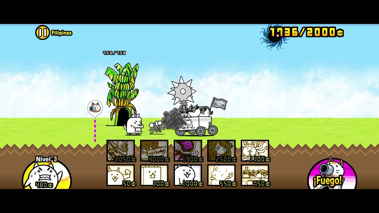 Pasándose the battle cats :)