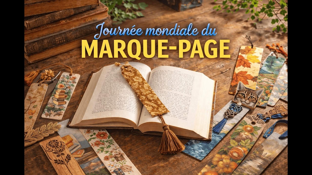 Vidéo n° 178 * Date : 25 février * Journée mondiale du marque-page