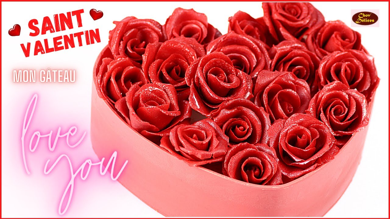 Gâteau St valentin
