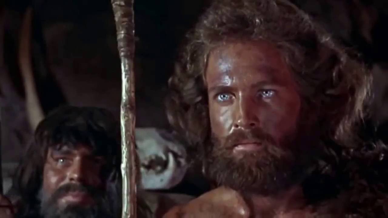 Scene from &ldquo;One Million Years BC&rdquo; (1966)  Raquel Welch vs Martine Beswick