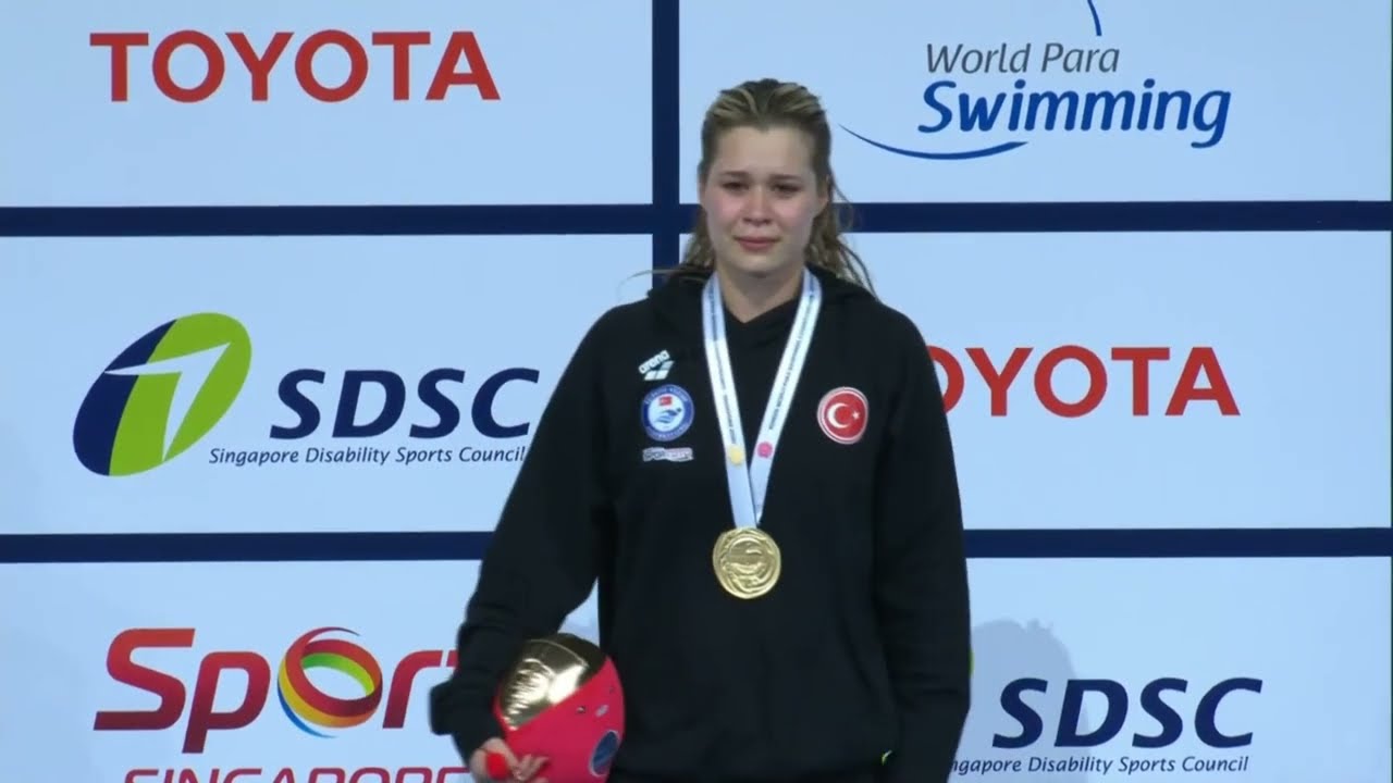 Day 7 - Womens 100M Backstroke SM10 Final and Ceremony