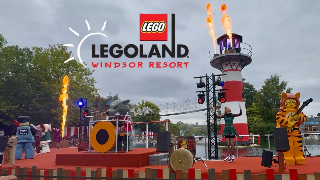 Legoland Windsor Resort 2024 Halloween Full Monster Jam Show [4K][HDR]
