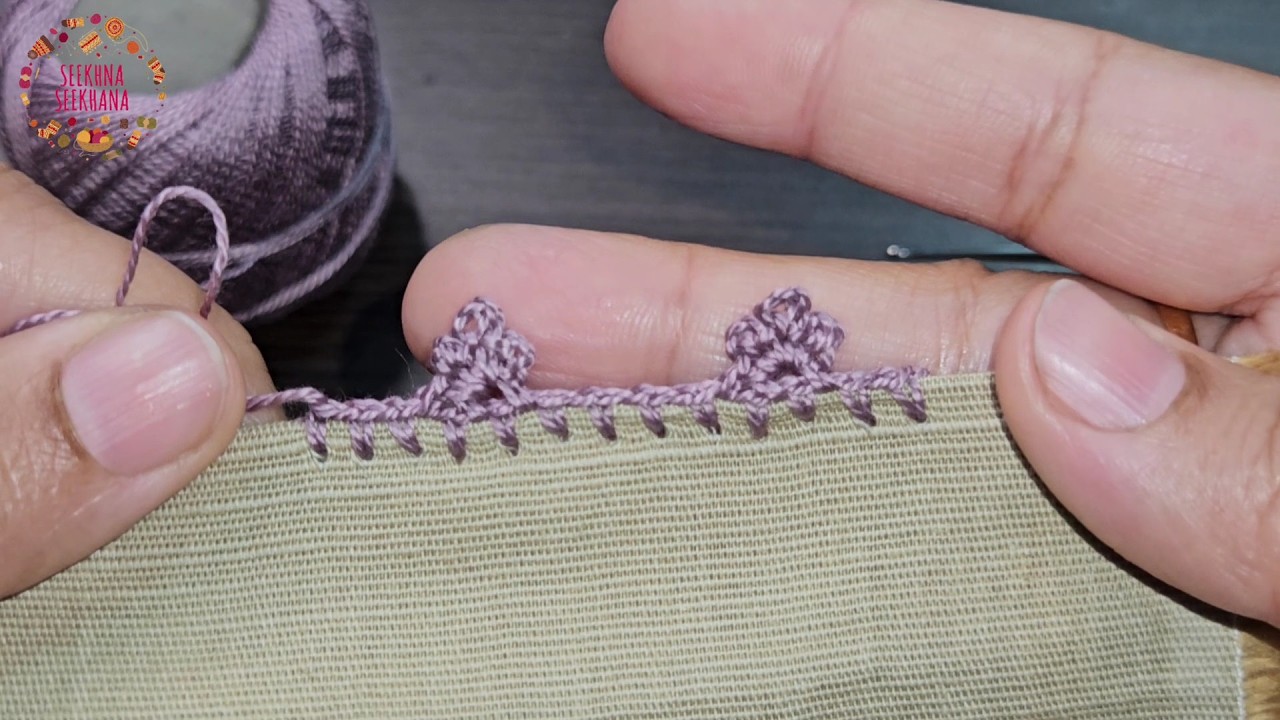 Make this beautiful and easy crochet lace pattern just in 5 min and enjoy your eid outfits/Crochet